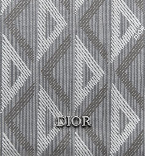 Kosmetiktasche CD Diamond Canvas in Dior Grau